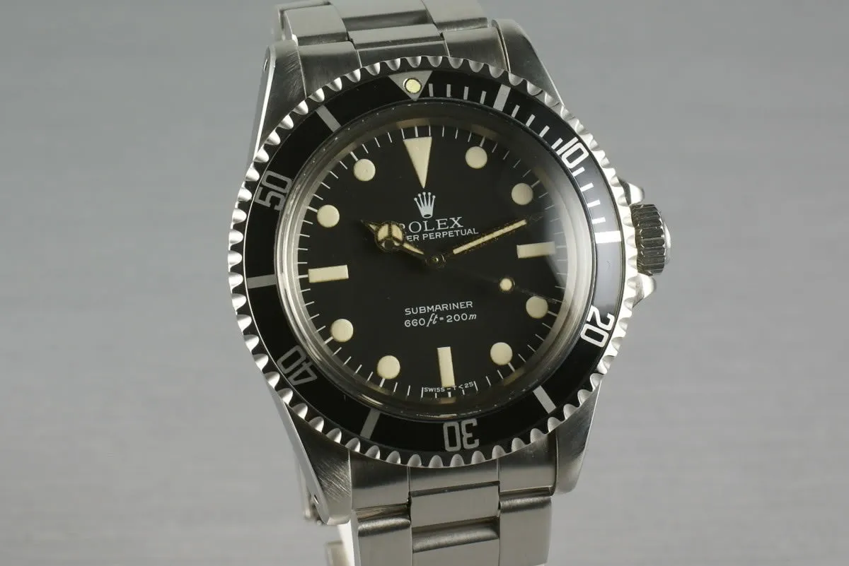 Rolex Submariner 5513 Mark 3 Maxi “Lollipop”