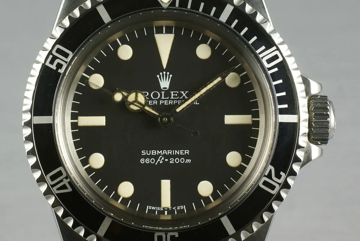 Rolex Submariner 5513 Mark 3 Maxi “Lollipop”