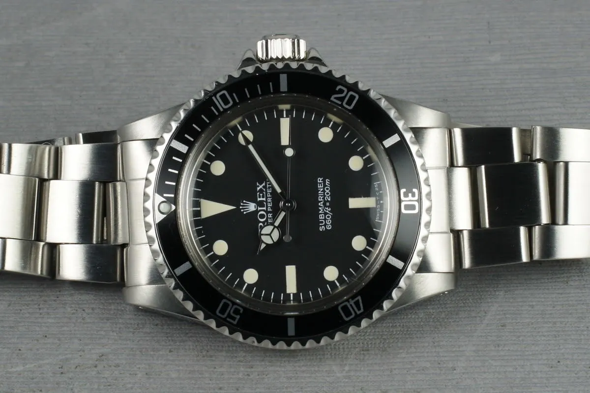Rolex Submariner  5513 Mark V maxi Dial