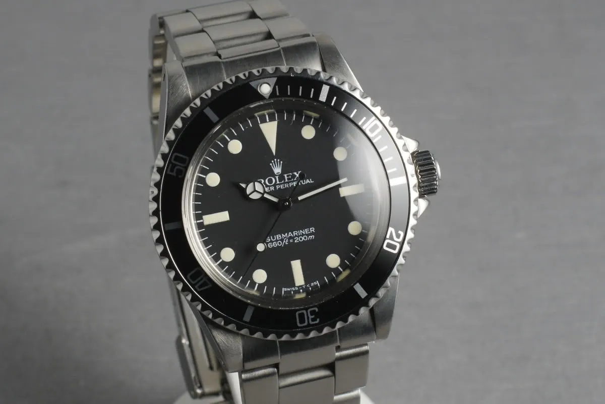 Rolex Submariner  5513 Mark V maxi Dial