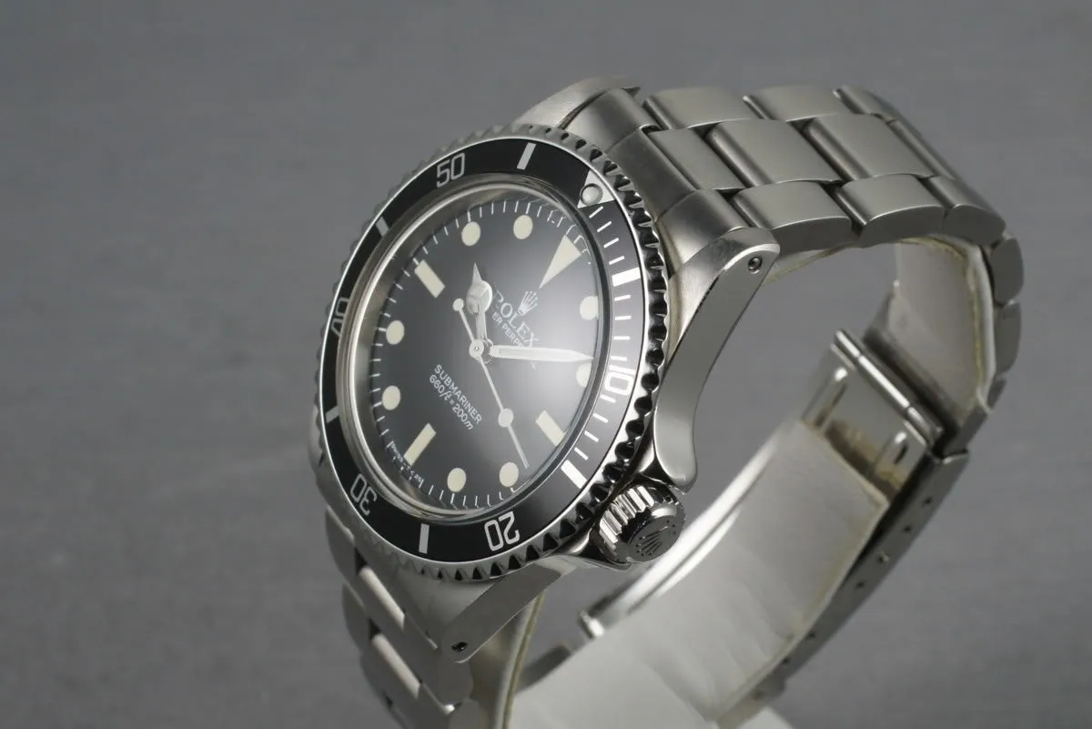 Rolex Submariner  5513 Mark V maxi Dial