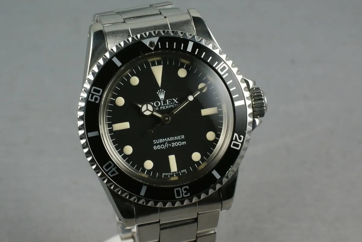 Rolex Submariner 5513 Maxi Mark 4
