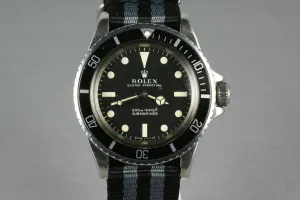 Rolex Submariner 5513  meters first