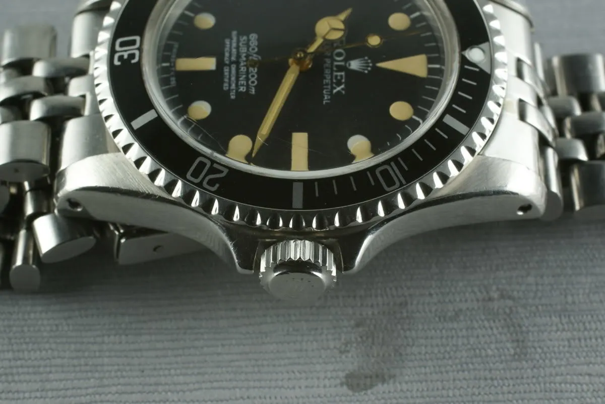 Rolex Submariner 5513 Pointy Crown Gaurd Case