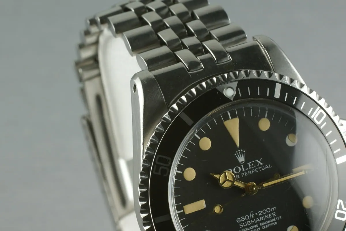 Rolex Submariner 5513 Pointy Crown Gaurd Case