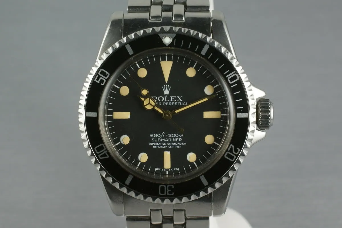 Rolex Submariner 5513 Pointy Crown Gaurd Case