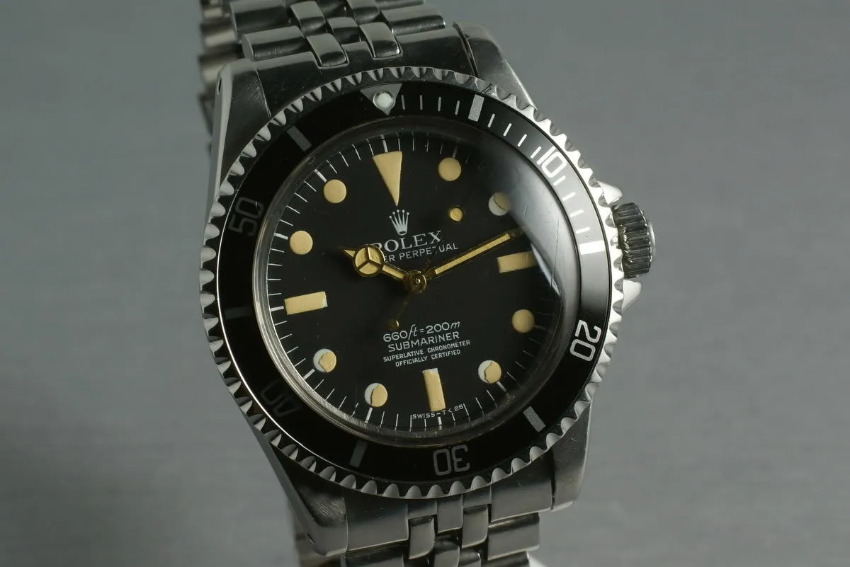 Rolex Submariner 5513 Pointy Crown Gaurd Case