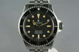 Rolex Submariner 5513 Pointy Crown Gaurd Case