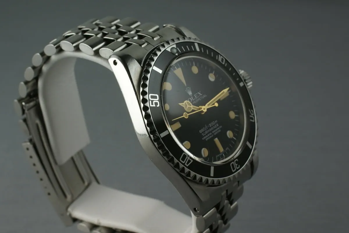 Rolex Submariner 5513 Pointy Crown Gaurd Case