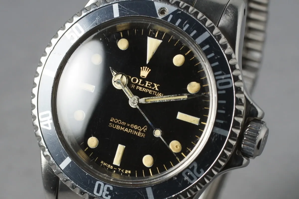 Rolex Submariner 5513 with Bart Simpson GILT Dial