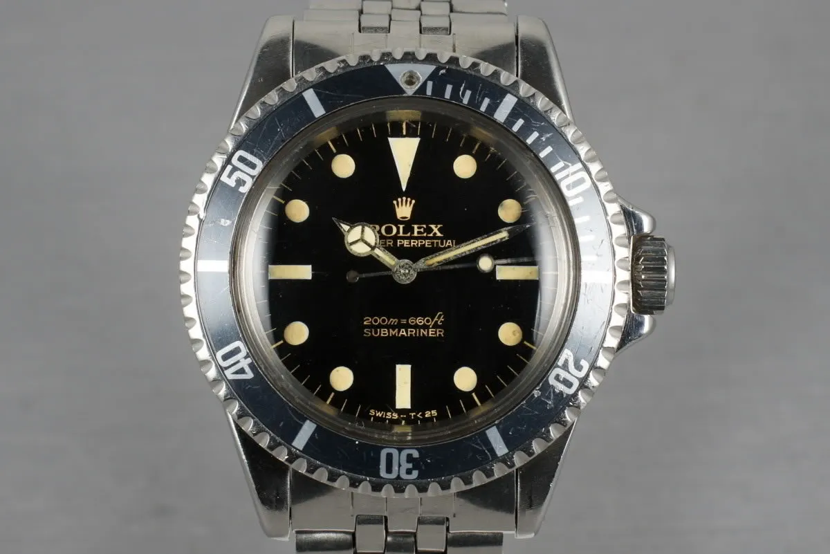 Rolex Submariner 5513 with Bart Simpson GILT Dial
