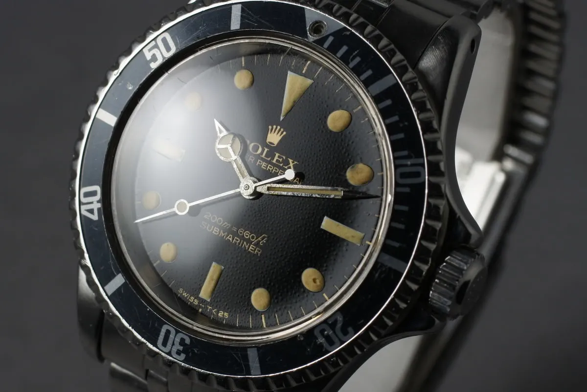 Rolex Submariner 5513 with Bart Simpson GILT Dial