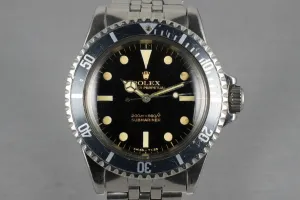 Rolex Submariner 5513 with Bart Simpson GILT Dial