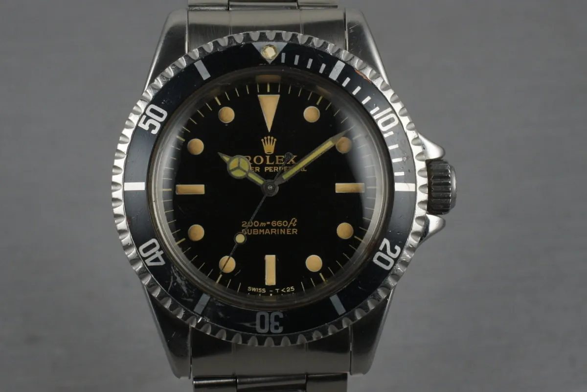Rolex Submariner 5513 with Glossy Gilt Dial