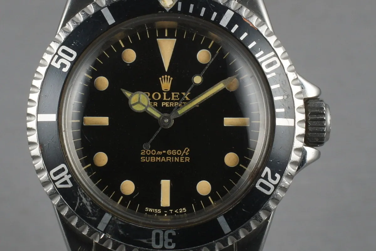 Rolex Submariner 5513 with Glossy Gilt Dial