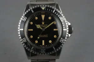 Rolex Submariner 5513 with Glossy Gilt Dial