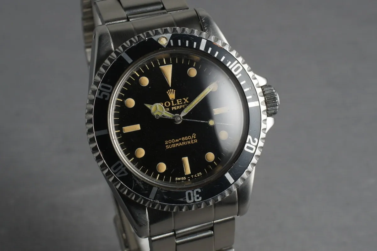 Rolex Submariner 5513 with Glossy Gilt Dial