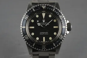 Rolex Submariner 5513 with Maxi Mark 3 dial