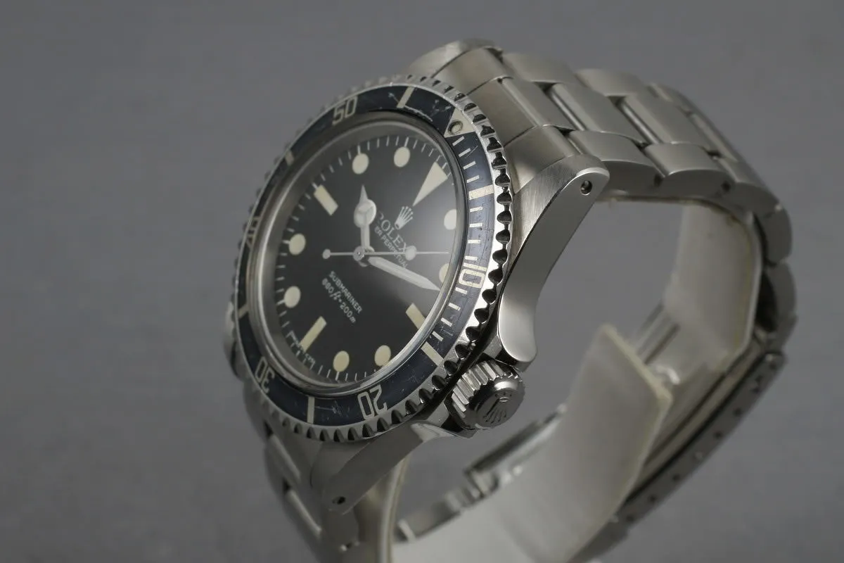 Rolex Submariner 5513 with Maxi Mark 3 dial