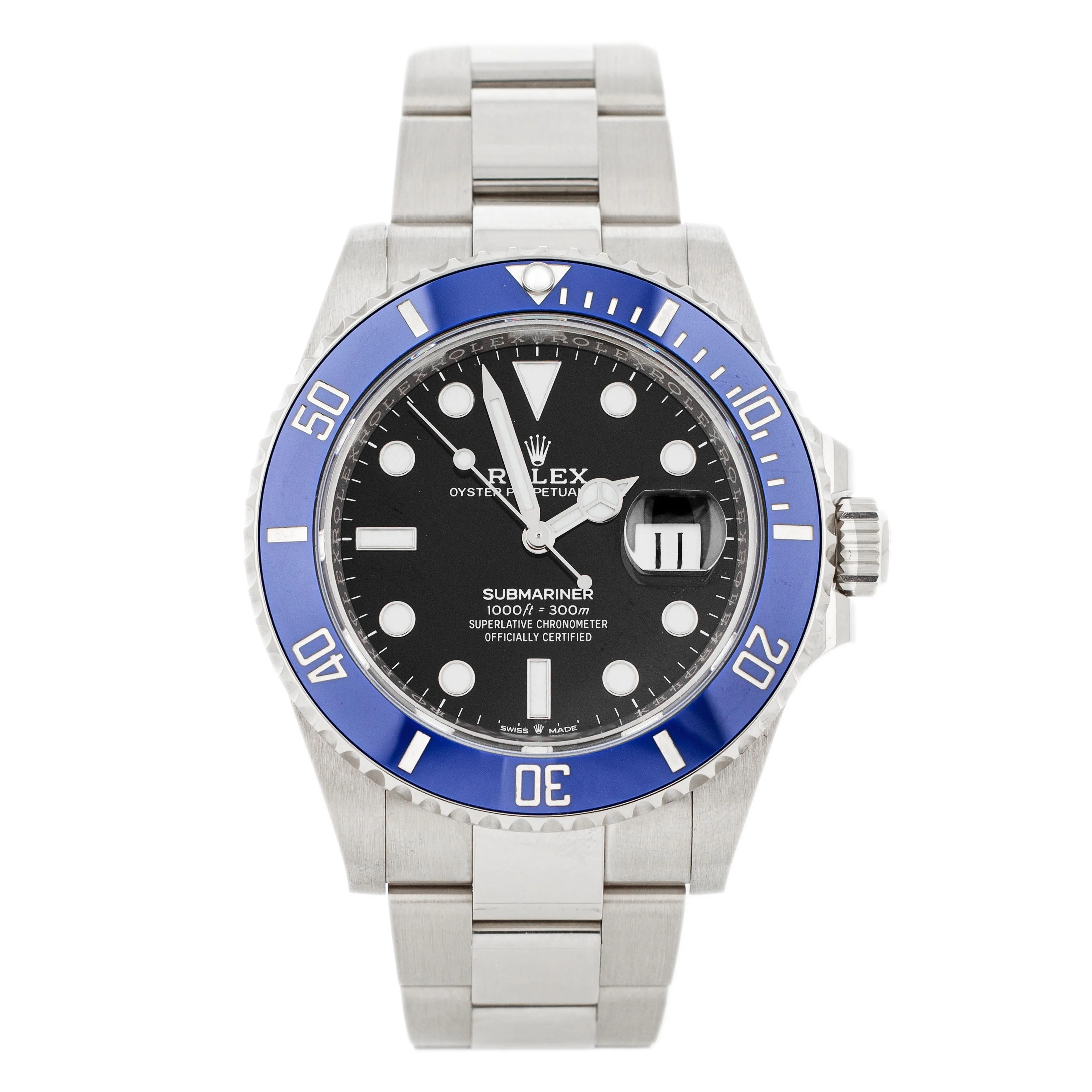 Rolex Submariner Date 'Cookie Monster' White Gold Black Dial 41mm 126619LB