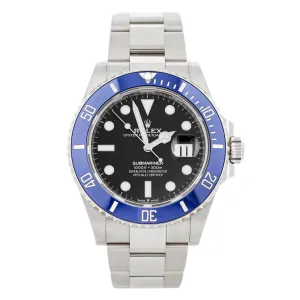 Rolex Submariner Date 'Cookie Monster' White Gold Black Dial 41mm 126619LB