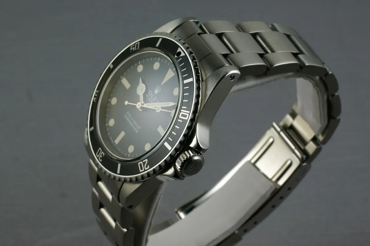 Rolex Submariner Dial  5513 Meters First with box and papers