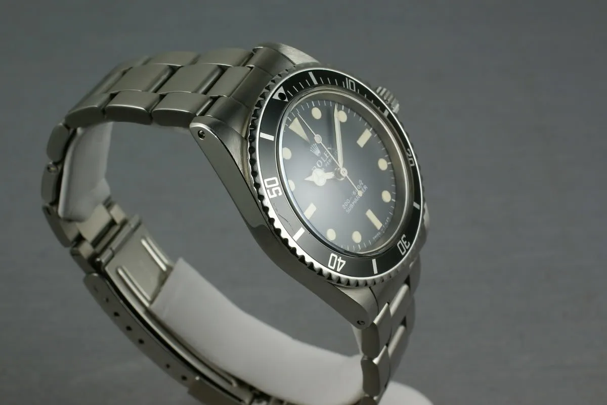 Rolex Submariner Dial  5513 Meters First with box and papers