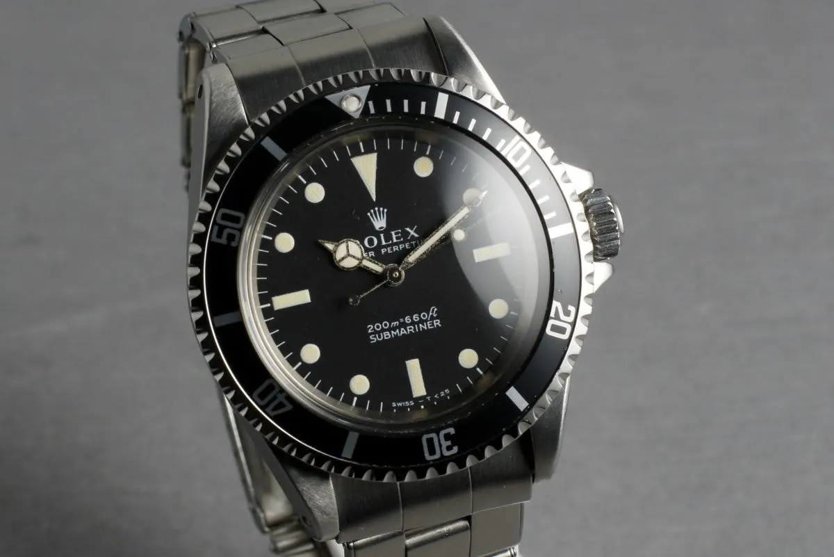 Rolex Submariner Dial 5513 Meters First