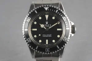 Rolex Submariner Dial 5513 Meters First