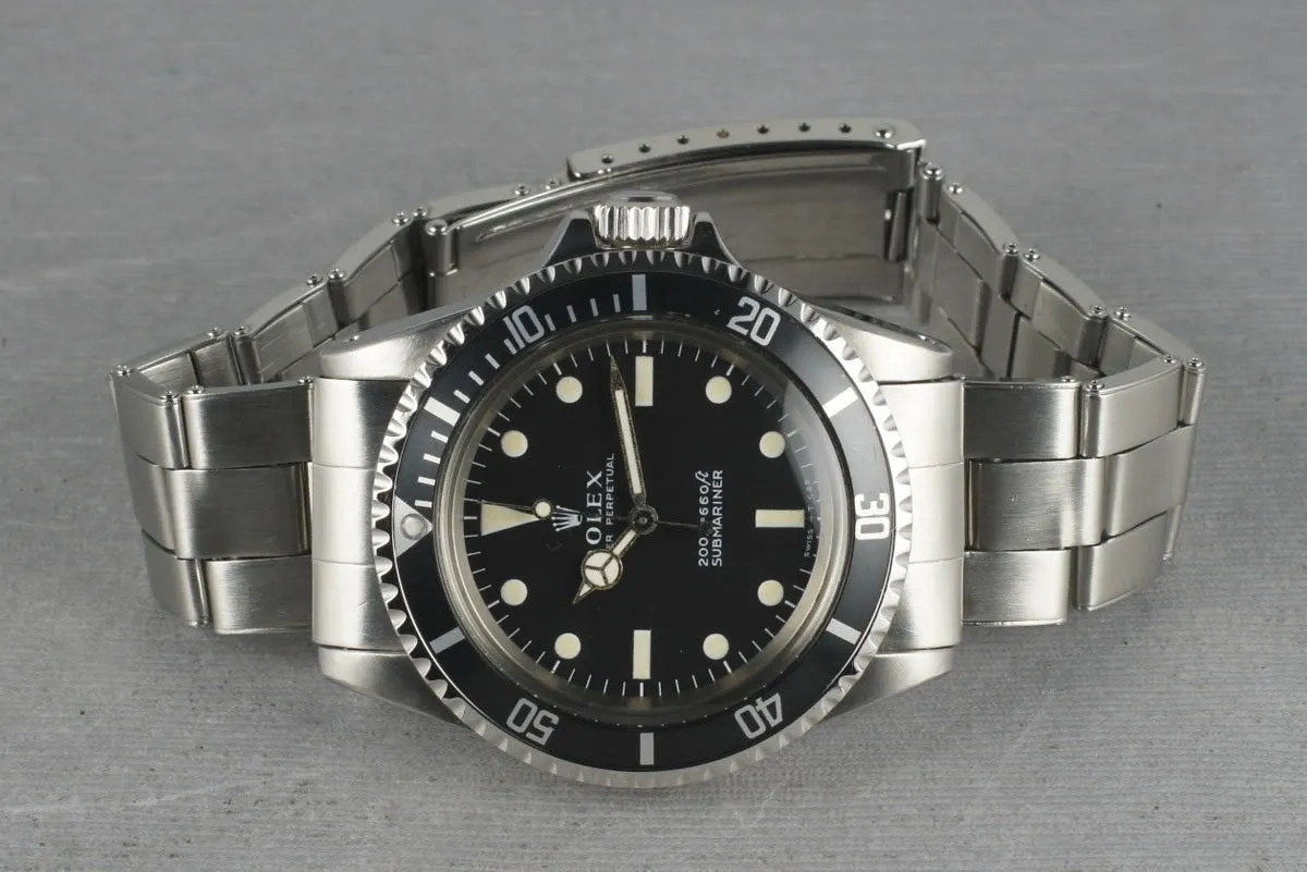 Rolex Submariner Dial 5513 Meters First