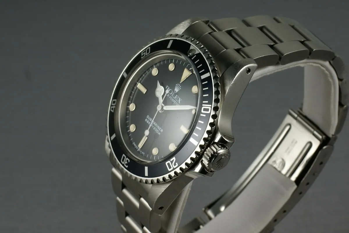 Rolex Submariner Dial  5513 WG surrounds with sales receipt and box