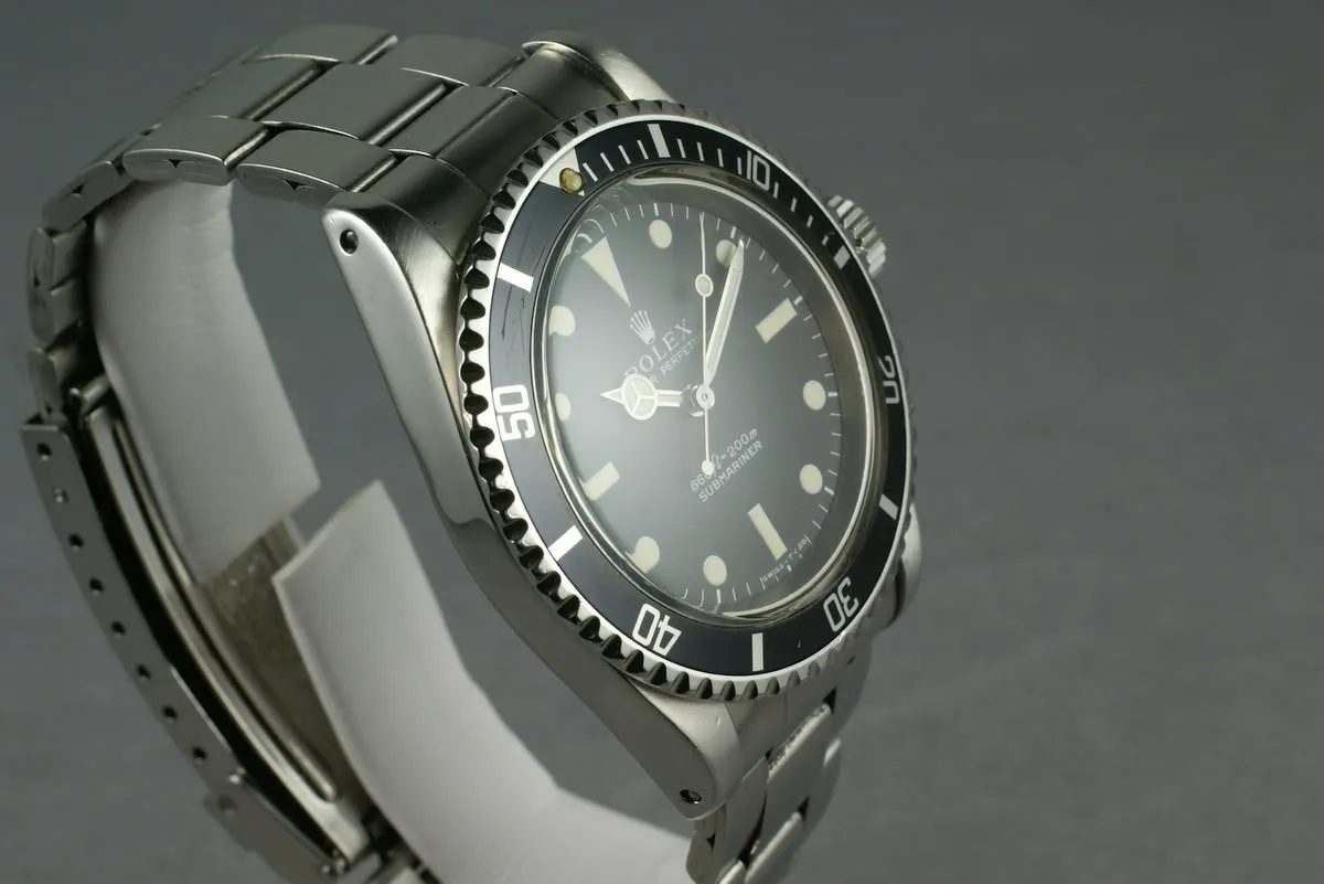 Rolex Submariner Dial Ref: 5513 with box and papers and service paper