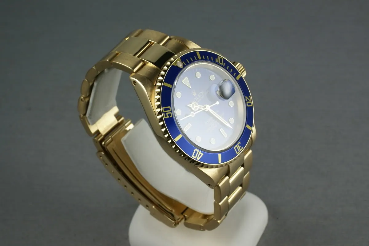 Rolex Submariner  Ref: 16618 with Service Paper