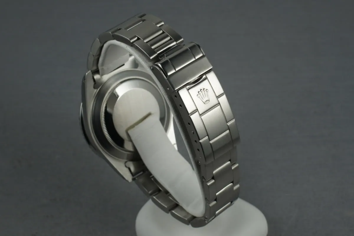 Rolex Submariner Ref: 16800 Matte Dial Box and Papers
