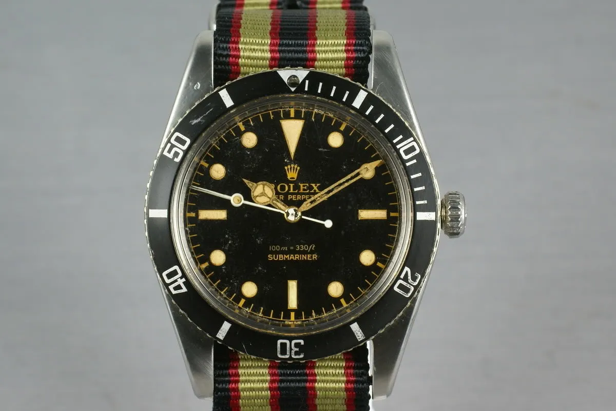 Rolex Submariner Ref: 5508 with import hallmark