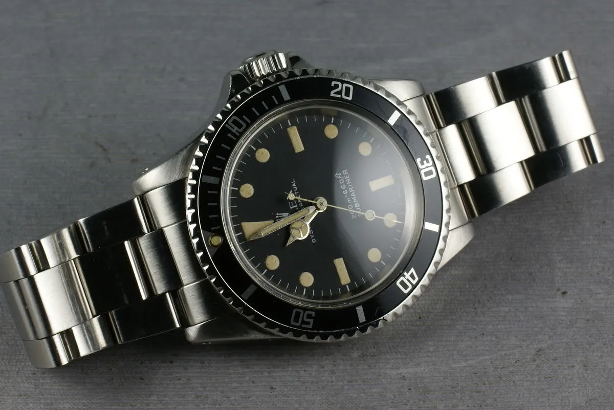 Rolex Submariner Ref: 5513  meters first