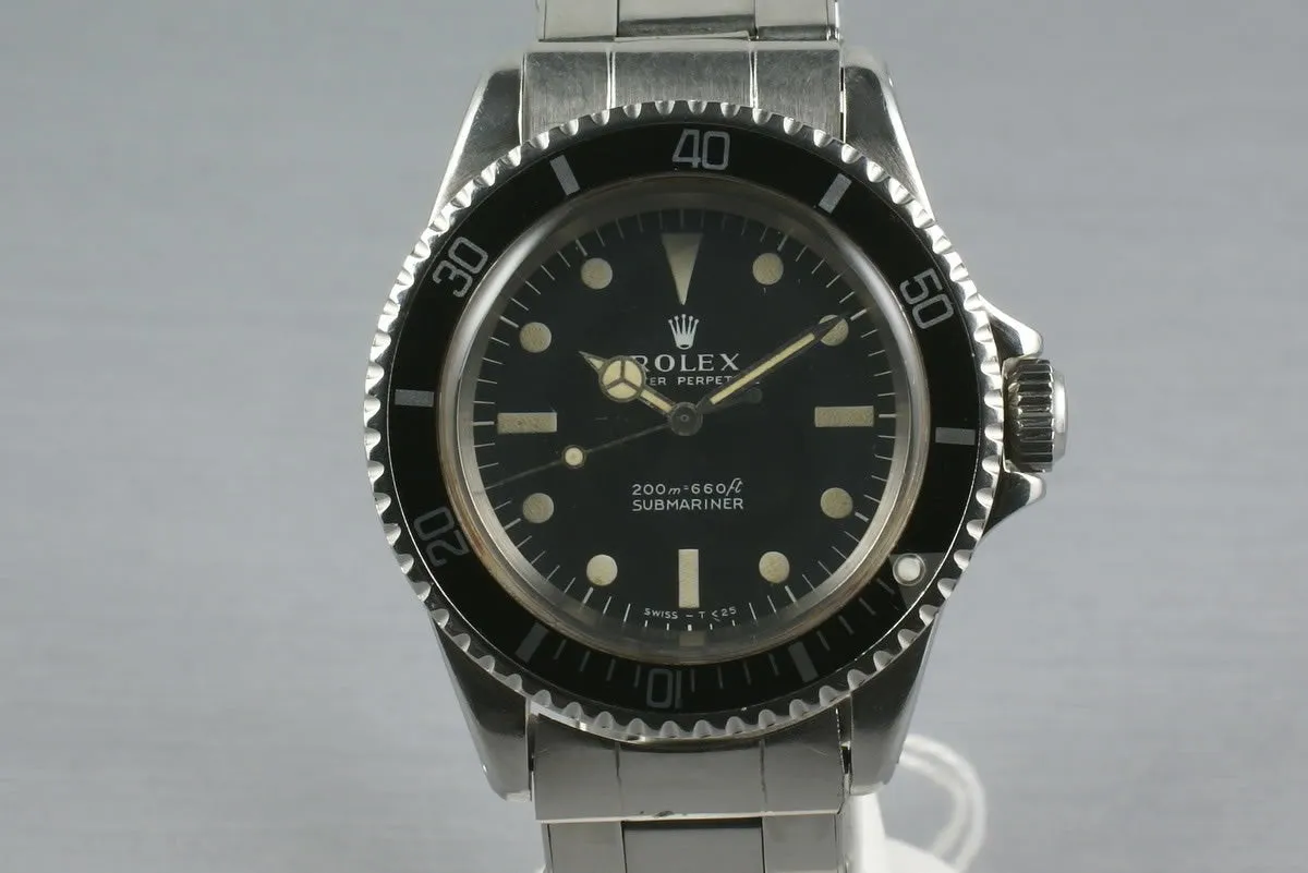 Rolex Submariner Ref: 5513 Meters First