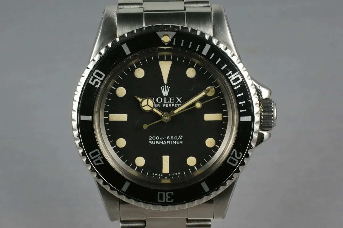 Rolex Submariner Ref: 5513  meters first