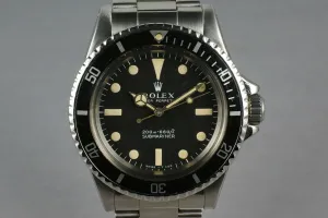 Rolex Submariner Ref: 5513  meters first