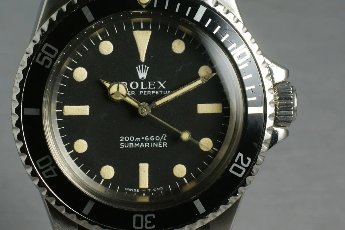 Rolex Submariner Ref: 5513  meters first