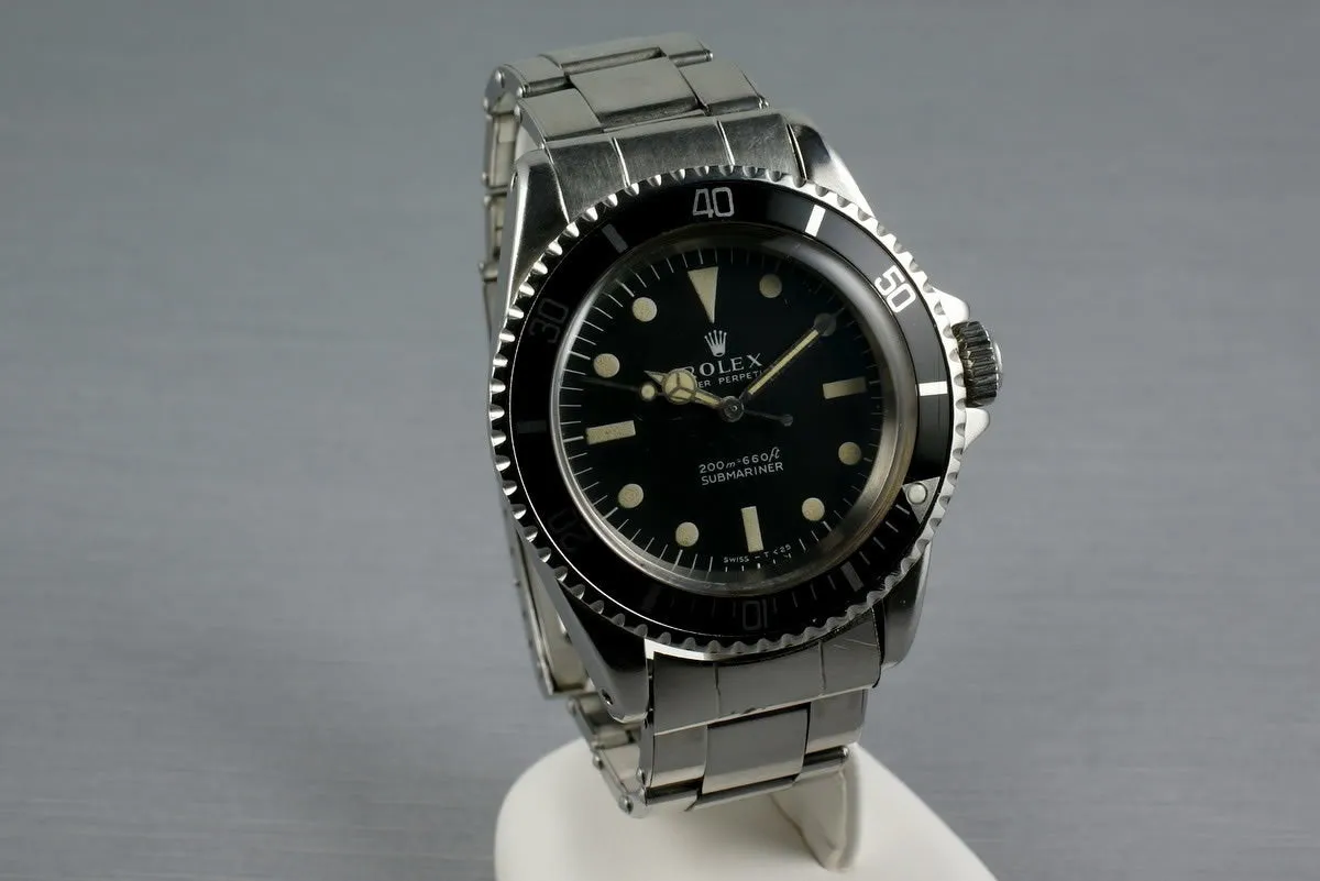 Rolex Submariner Ref: 5513 Meters First