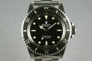 Rolex Submariner SPIDER Dial 5513