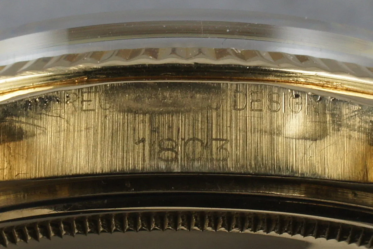 Rolex Vintage 18K YG President: 1803 with Linen Dial
