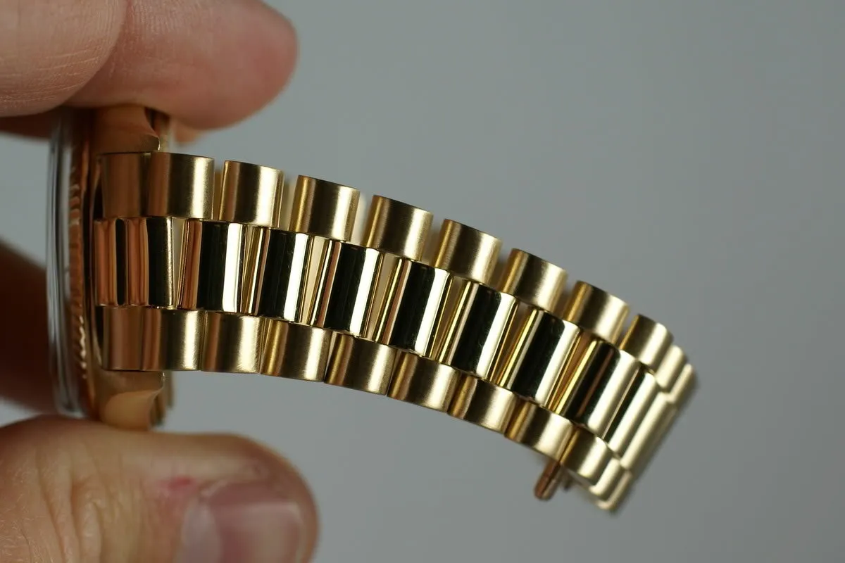 Rolex Vintage YG President: Ref 1803 with factory diamond dial