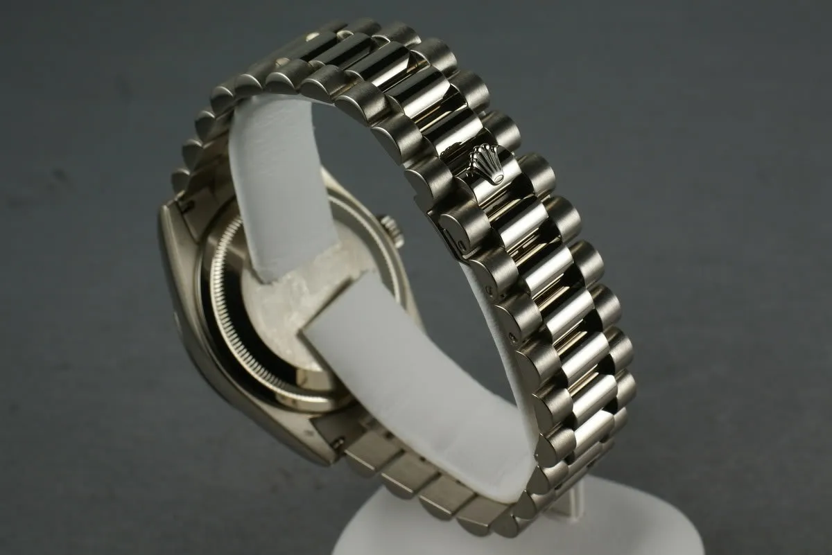 Rolex White Gold President 118239 with White Saudi Palm Tree and Sword Dial