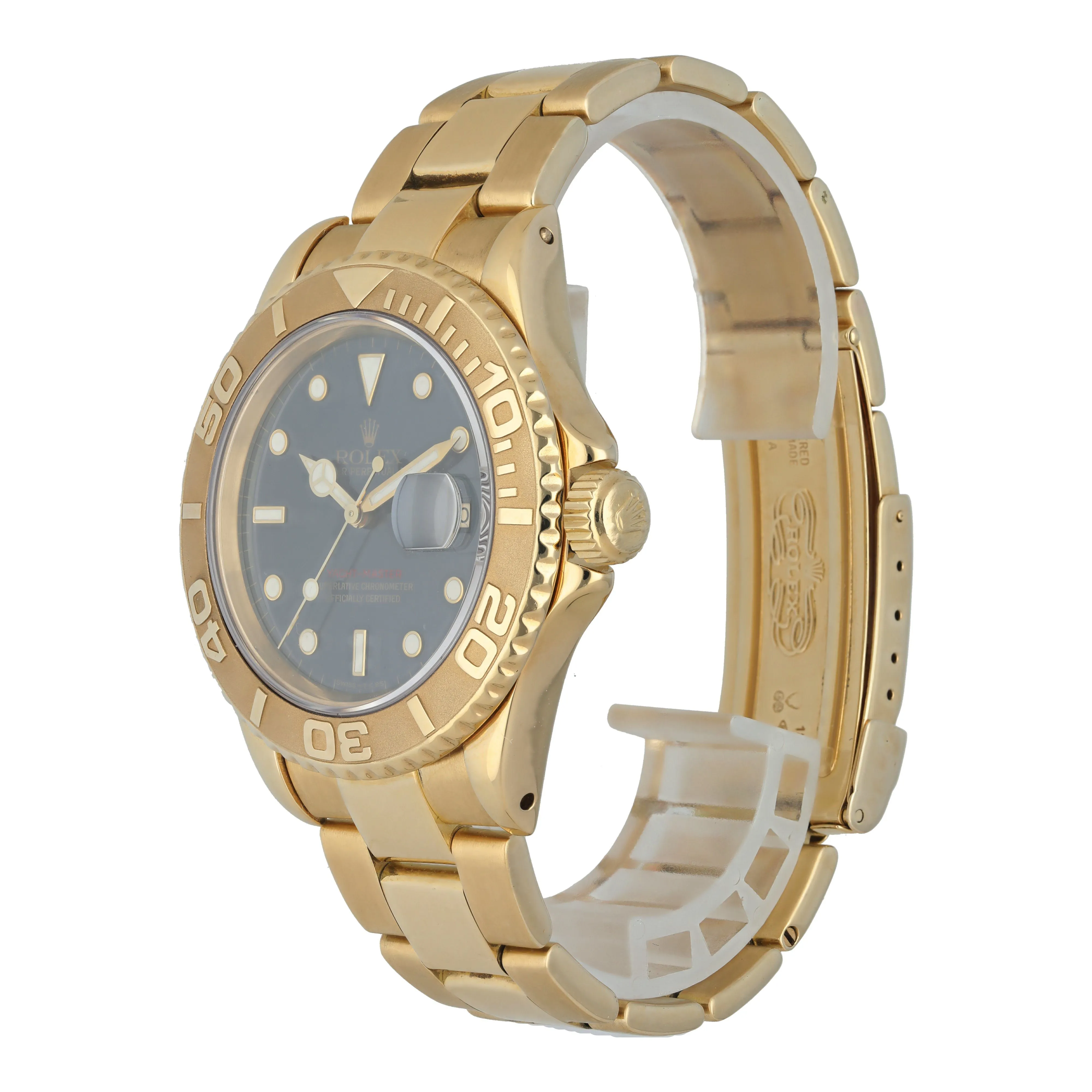 Rolex Yacht Master 16628 Blue Dial Mens Watch