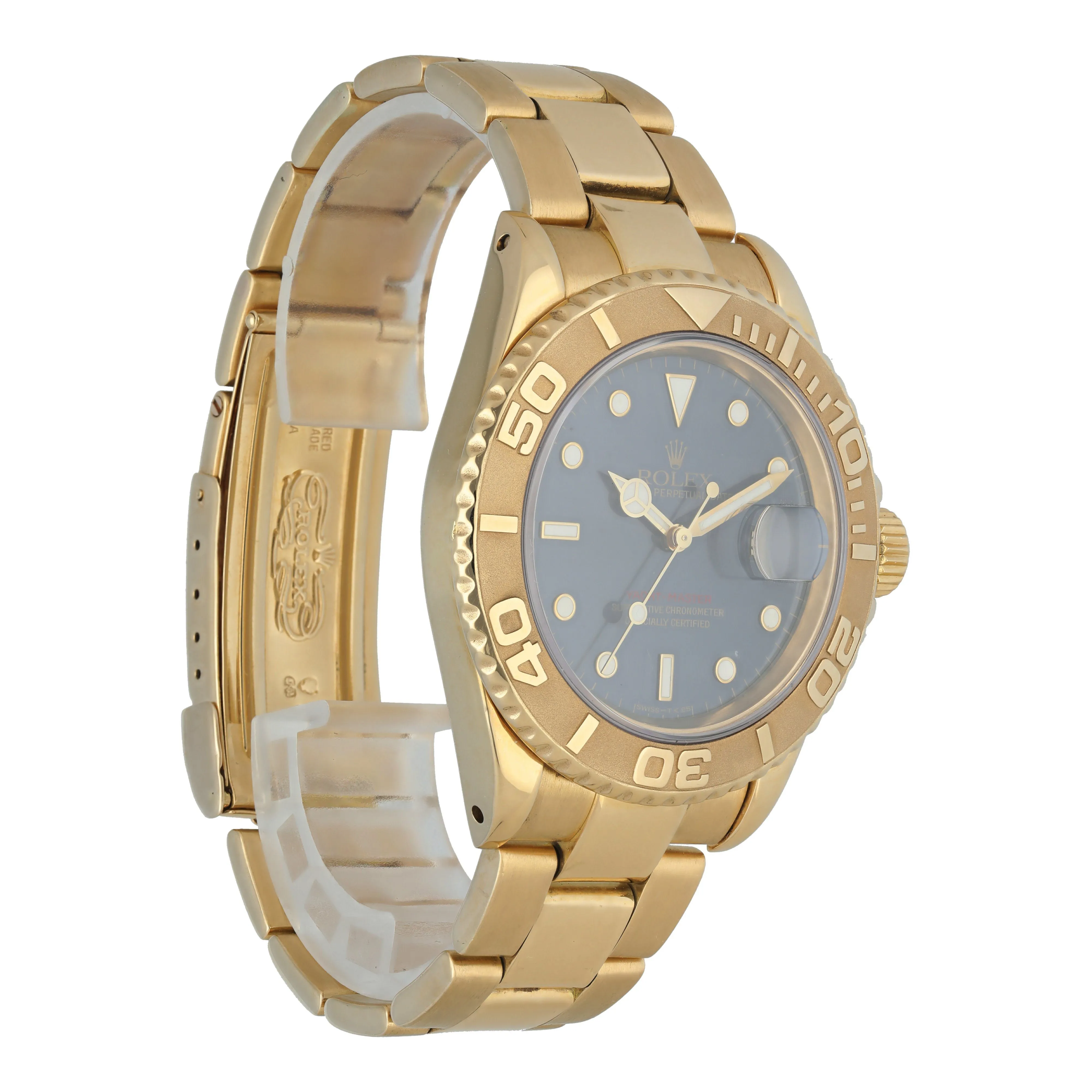 Rolex Yacht Master 16628 Blue Dial Mens Watch