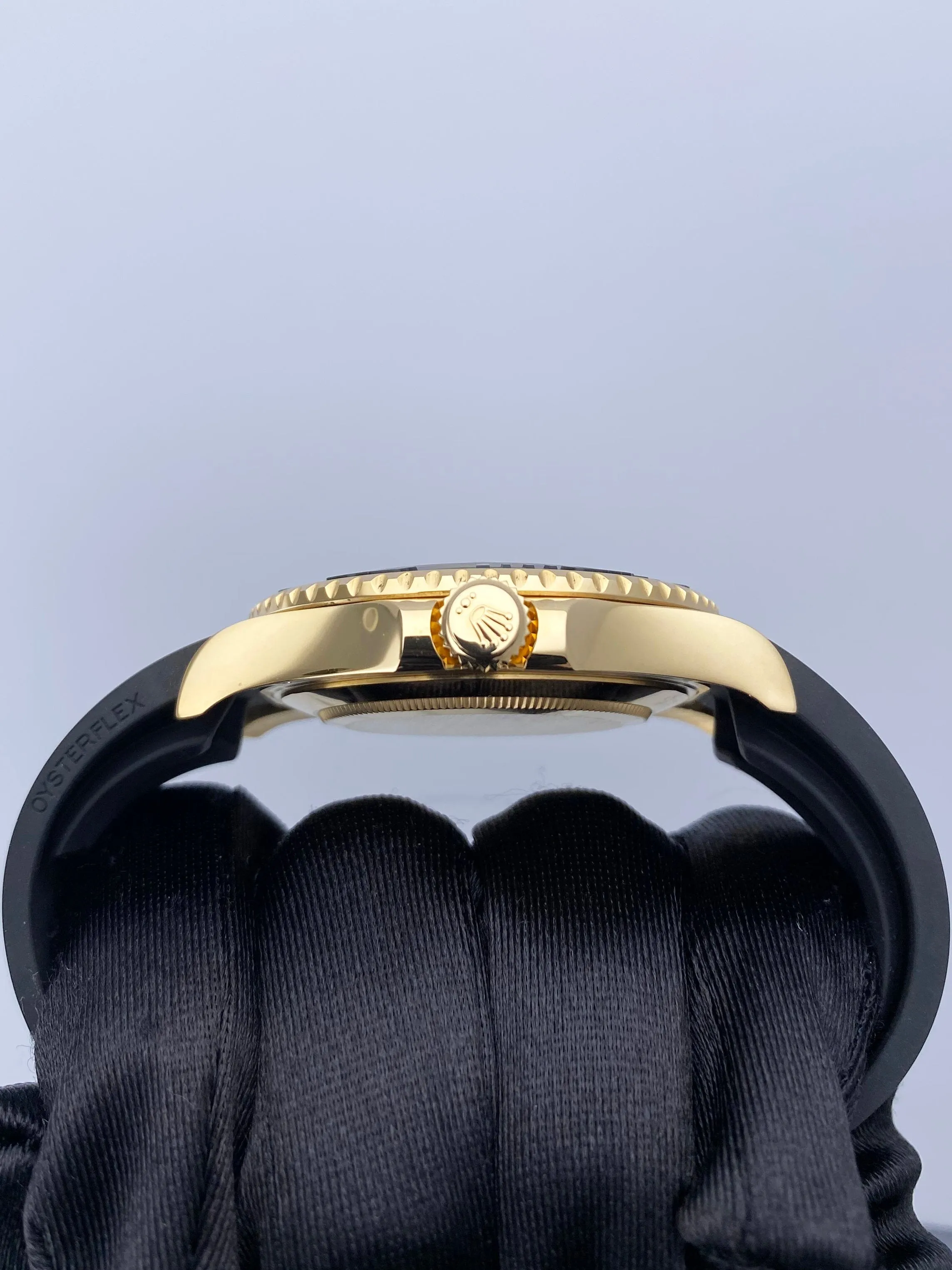 Rolex Yacht-Master 226658 Black Dial 18K Yellow Gold Mens Watch Box Papers
