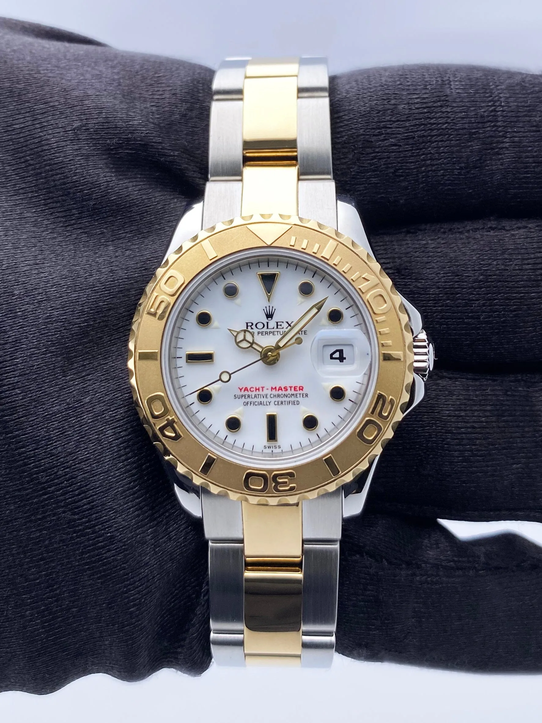 Rolex Yacht Master 69623 18K Yellow Gold & Stainless Steel Ladies Watch