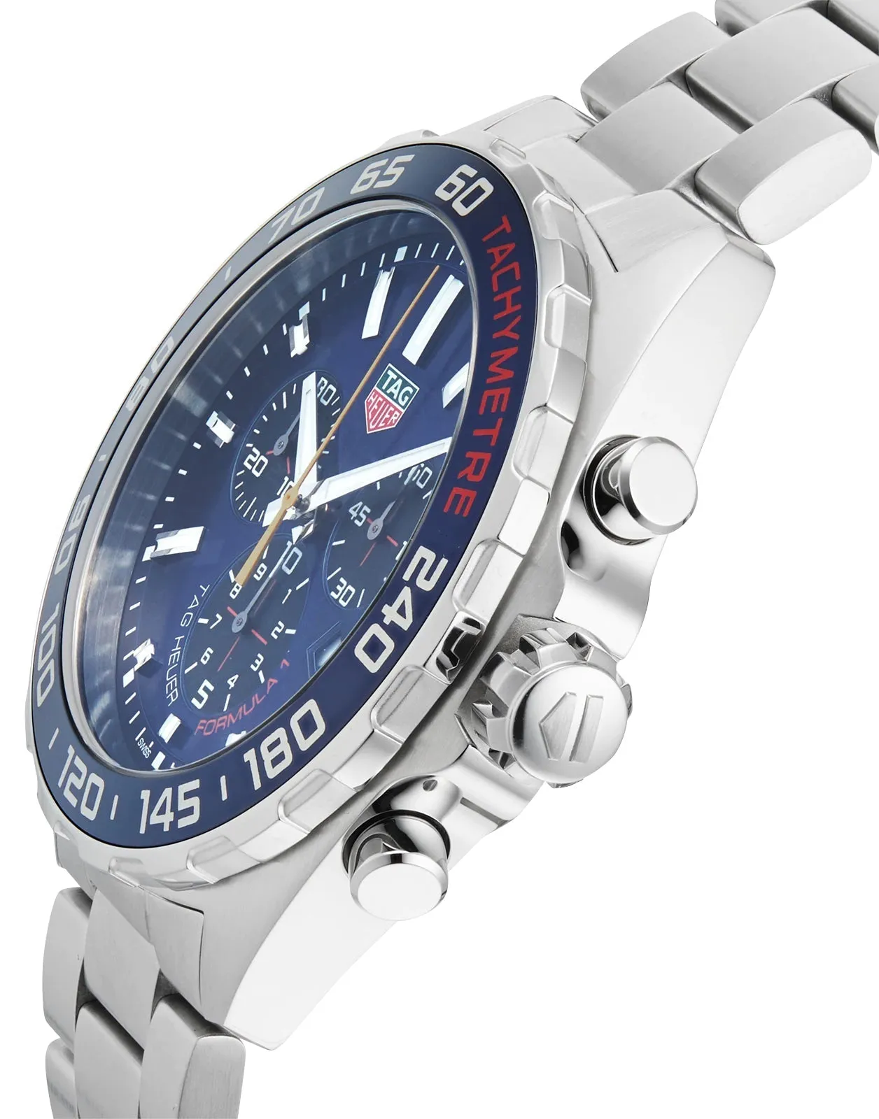 Special Edition TAG Heuer Formula 1 X Red Bull Racing Chronograph Stainless Steel Blue Dial Date Divers Quartz Mens Watch CAZ101AK.BA0842